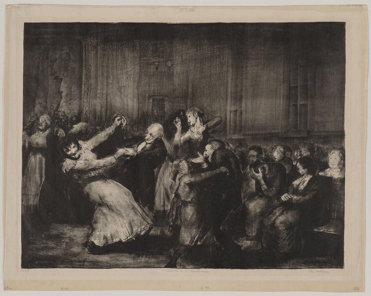 Dança num manicómio de George Bellows