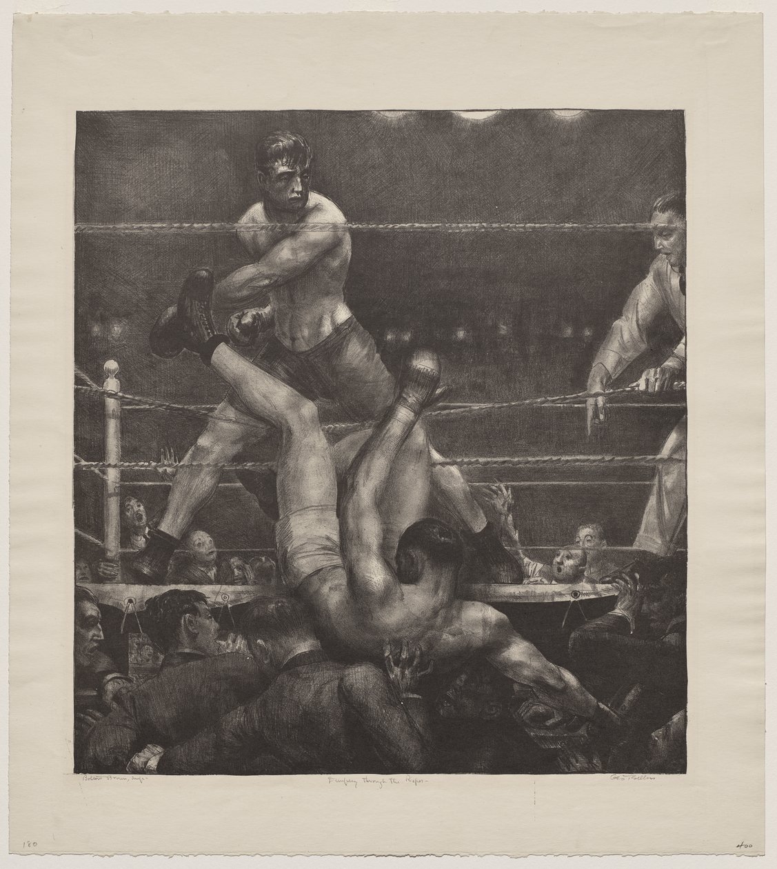 Dempsey através das cordas de George Bellows