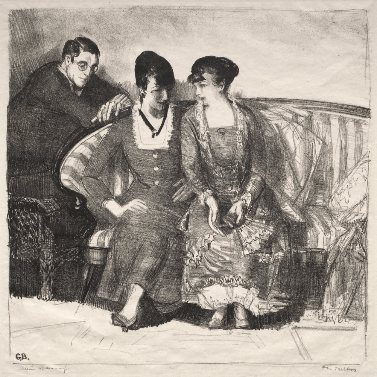Emma, Elsie e Gene de George Bellows