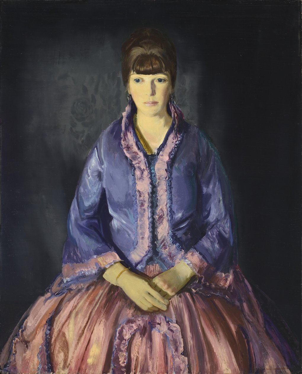 Emma no vestido roxo de George Bellows