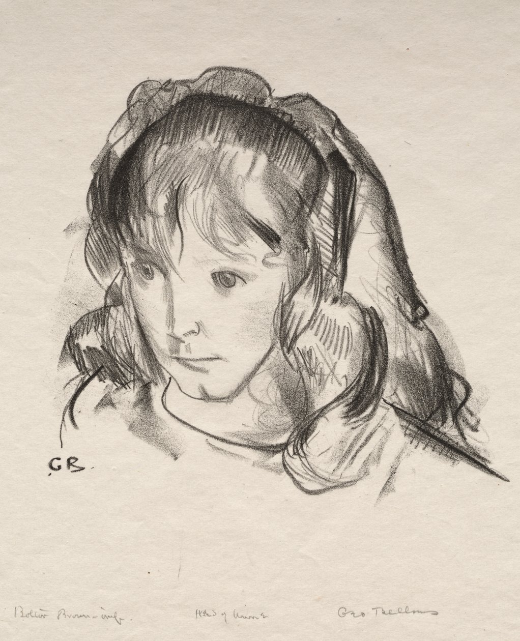 Cabeça da Anne de George Bellows