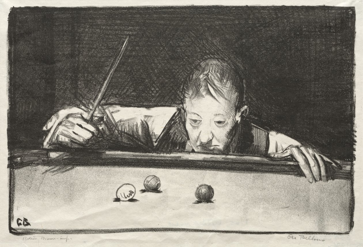 Atleta em recinto fechado de George Bellows