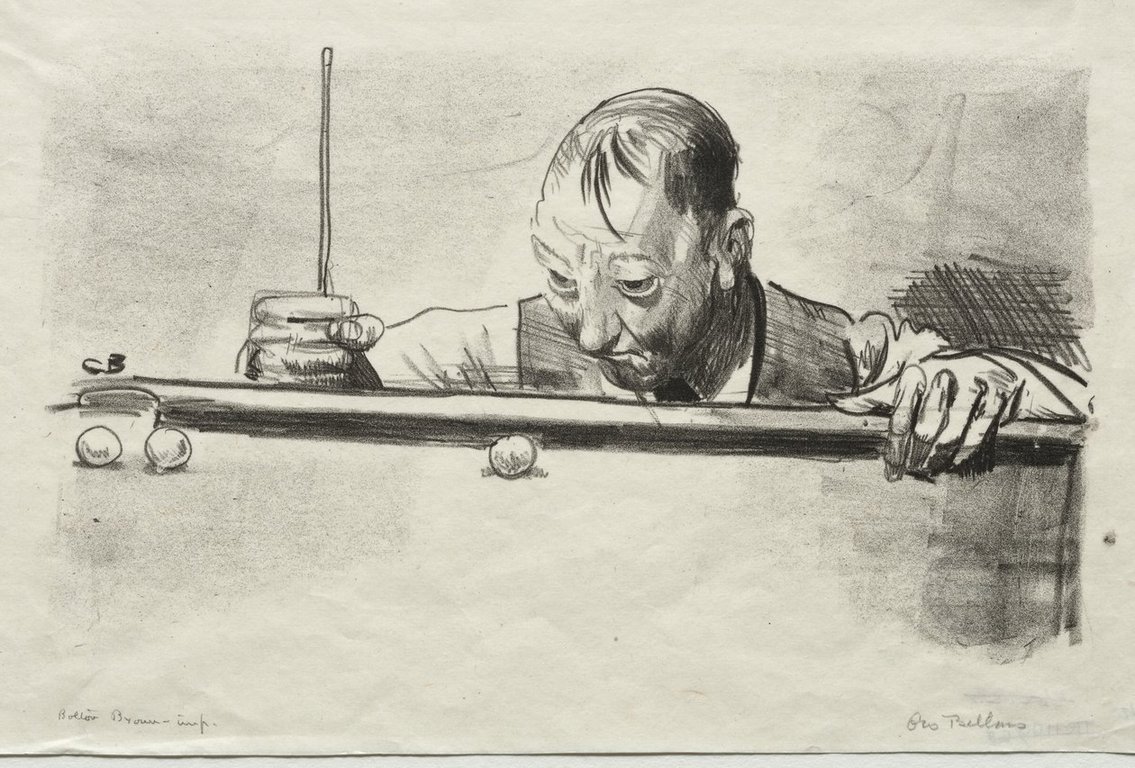 Atleta de interior, Segunda Pedra de George Bellows