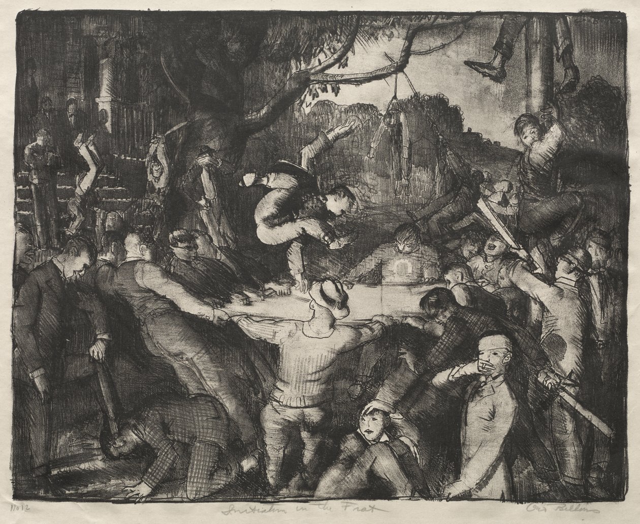 Iniciação na fraternidade estudantil de George Bellows