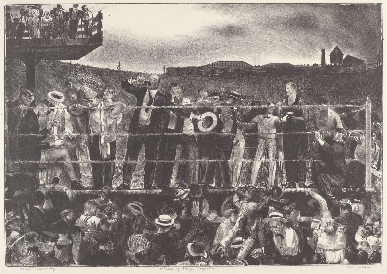Apresentando Georges Carpentier de George Bellows