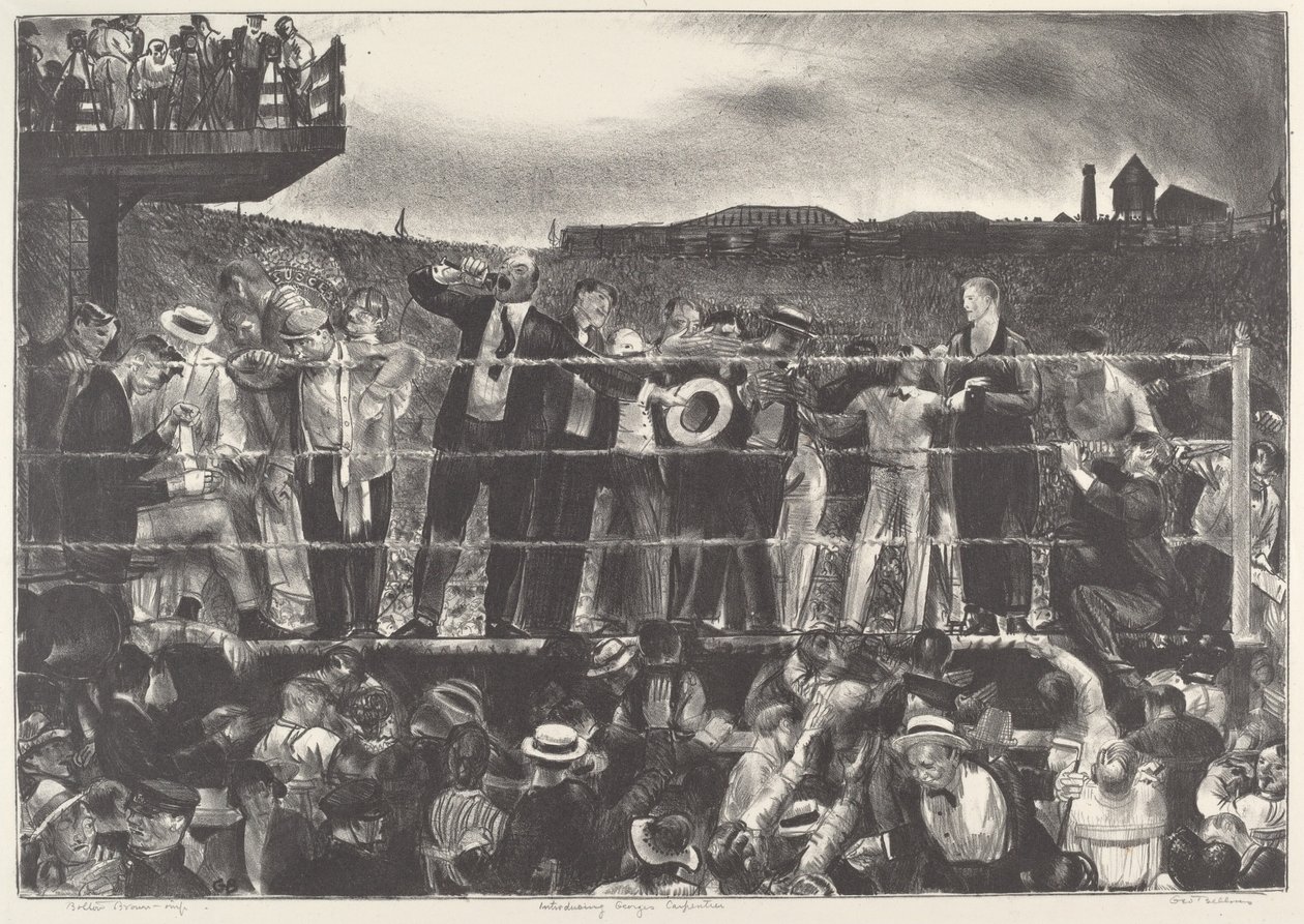 Apresentamos Georges Carpentier de George Bellows