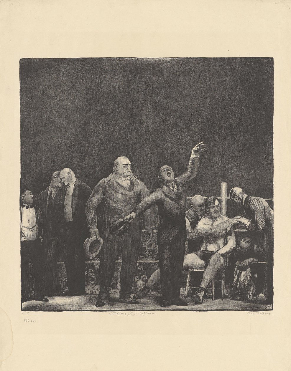 Apresentando John L. Sullivan de George Bellows
