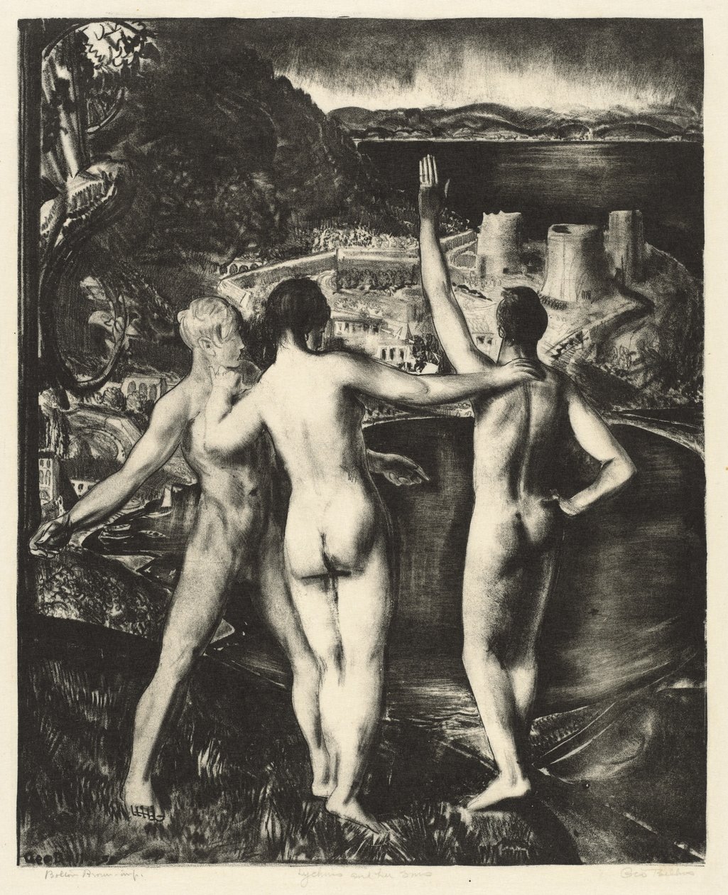Lychnis e os seus filhos de George Bellows
