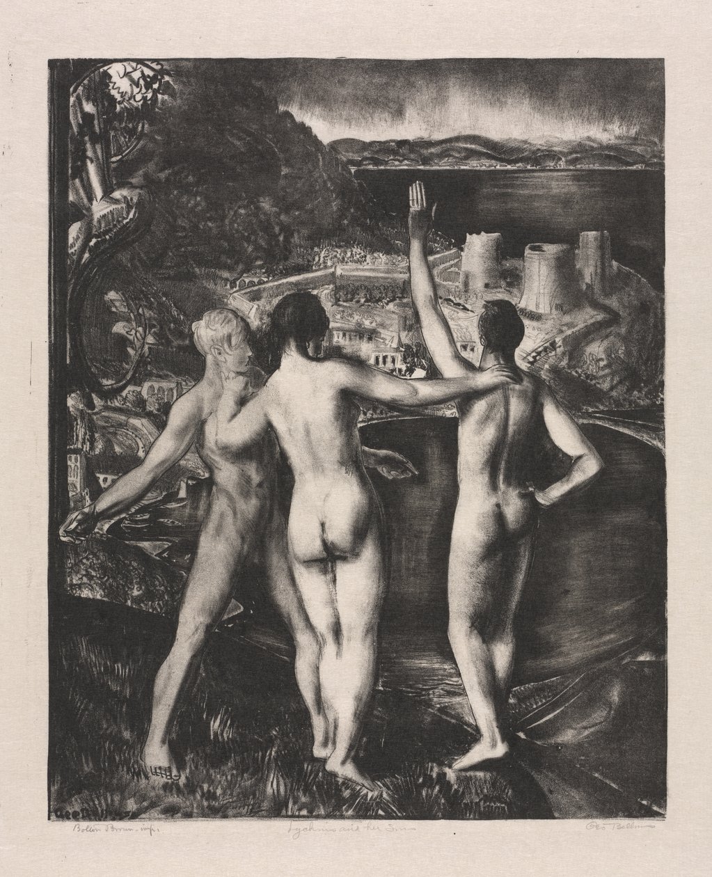 Lychnis e os seus filhos de George Bellows