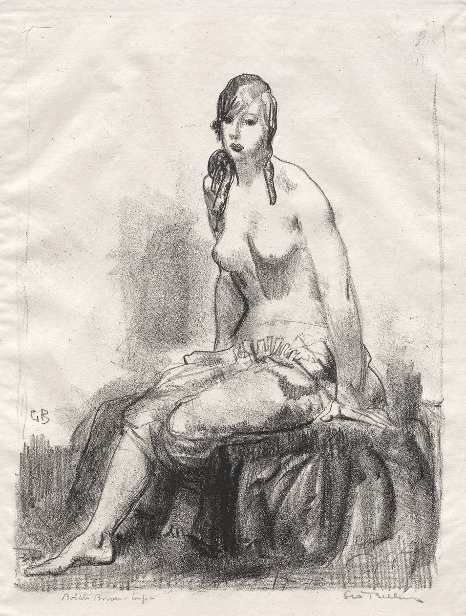 Manhã, Esboço de nu de George Bellows