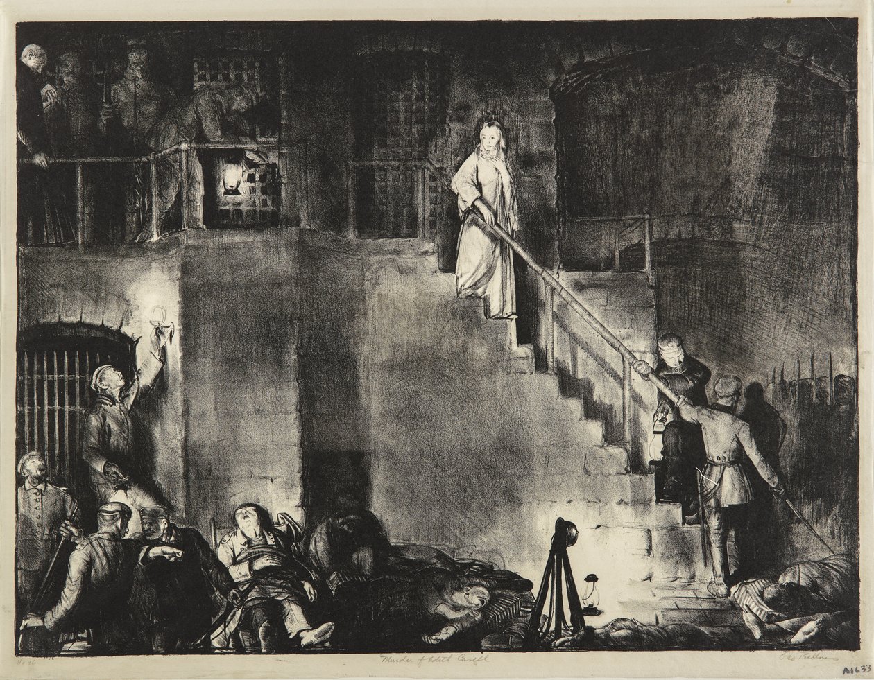 Assassinato de Edith Cavell de George Bellows