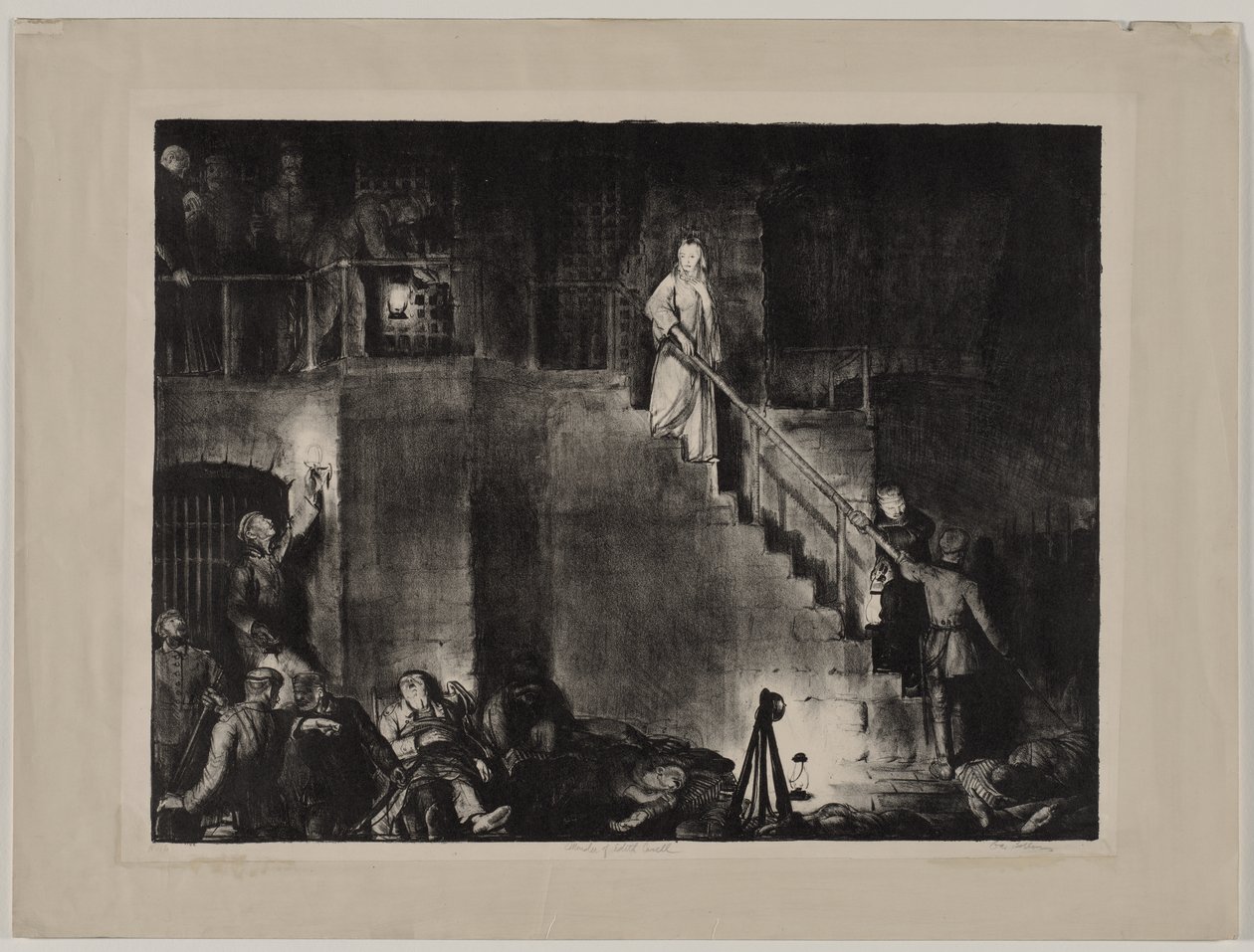 Assassinato de Edith Cavell de George Bellows