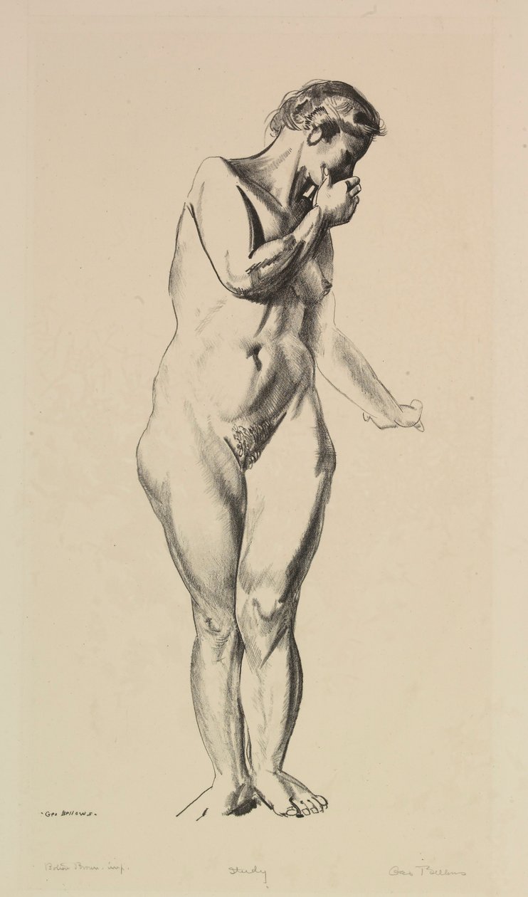 Estudo de nu de George Bellows
