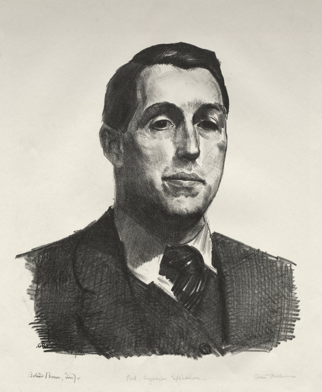 Retrato de Eugene Speicher, primeira pedra de George Bellows
