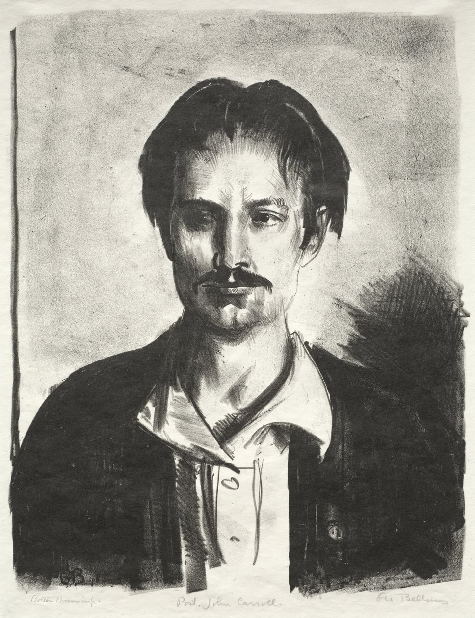 Retrato de John Carroll de George Bellows