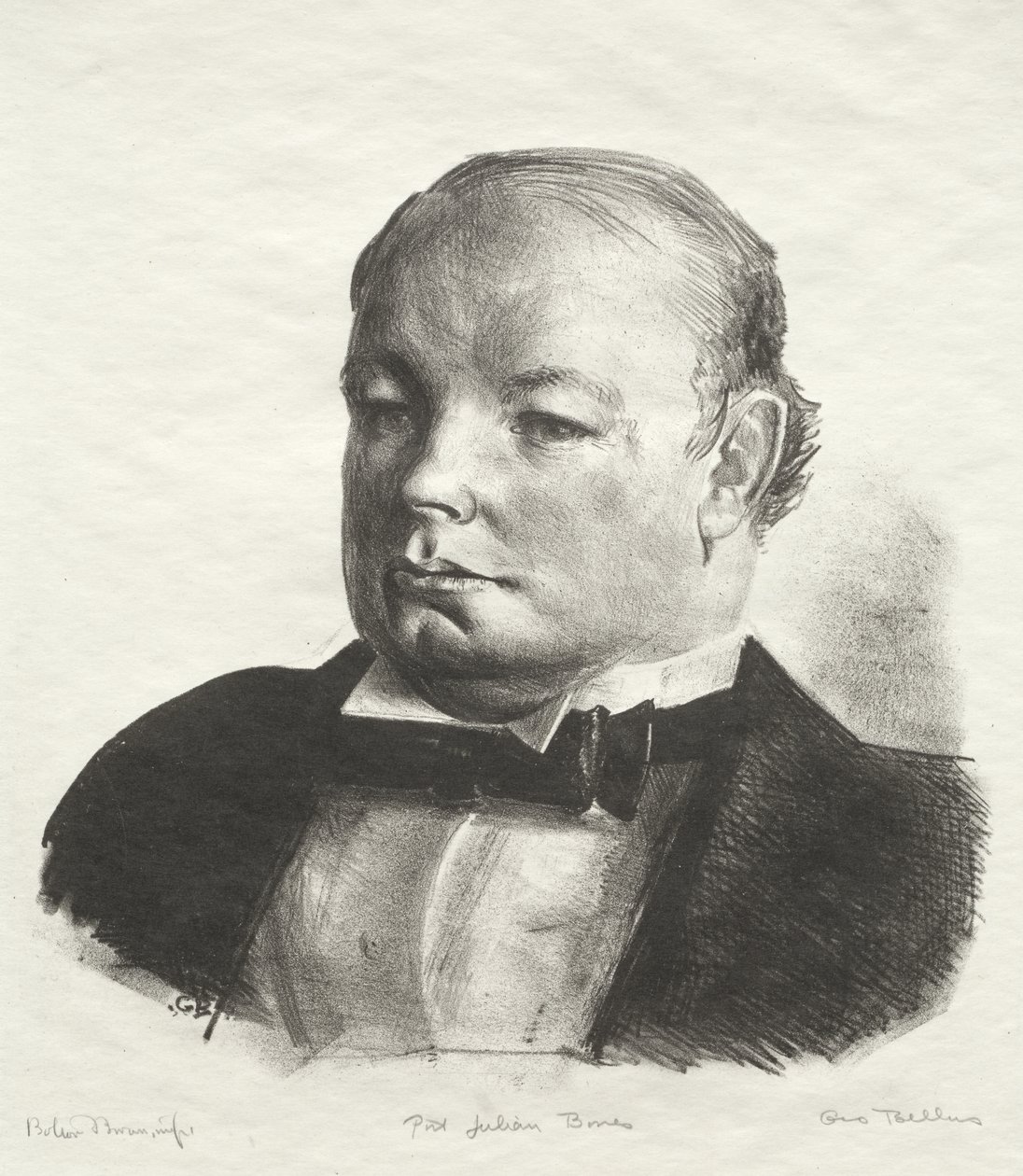 Retrato de Julian Bowes de George Bellows