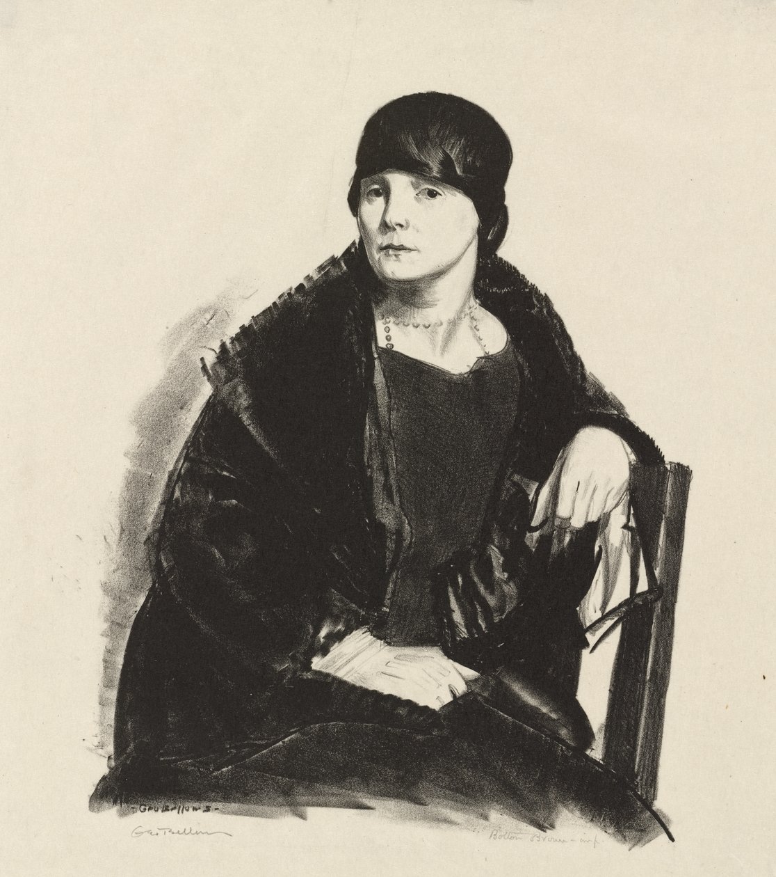 Retrato da Sra. R. de George Bellows