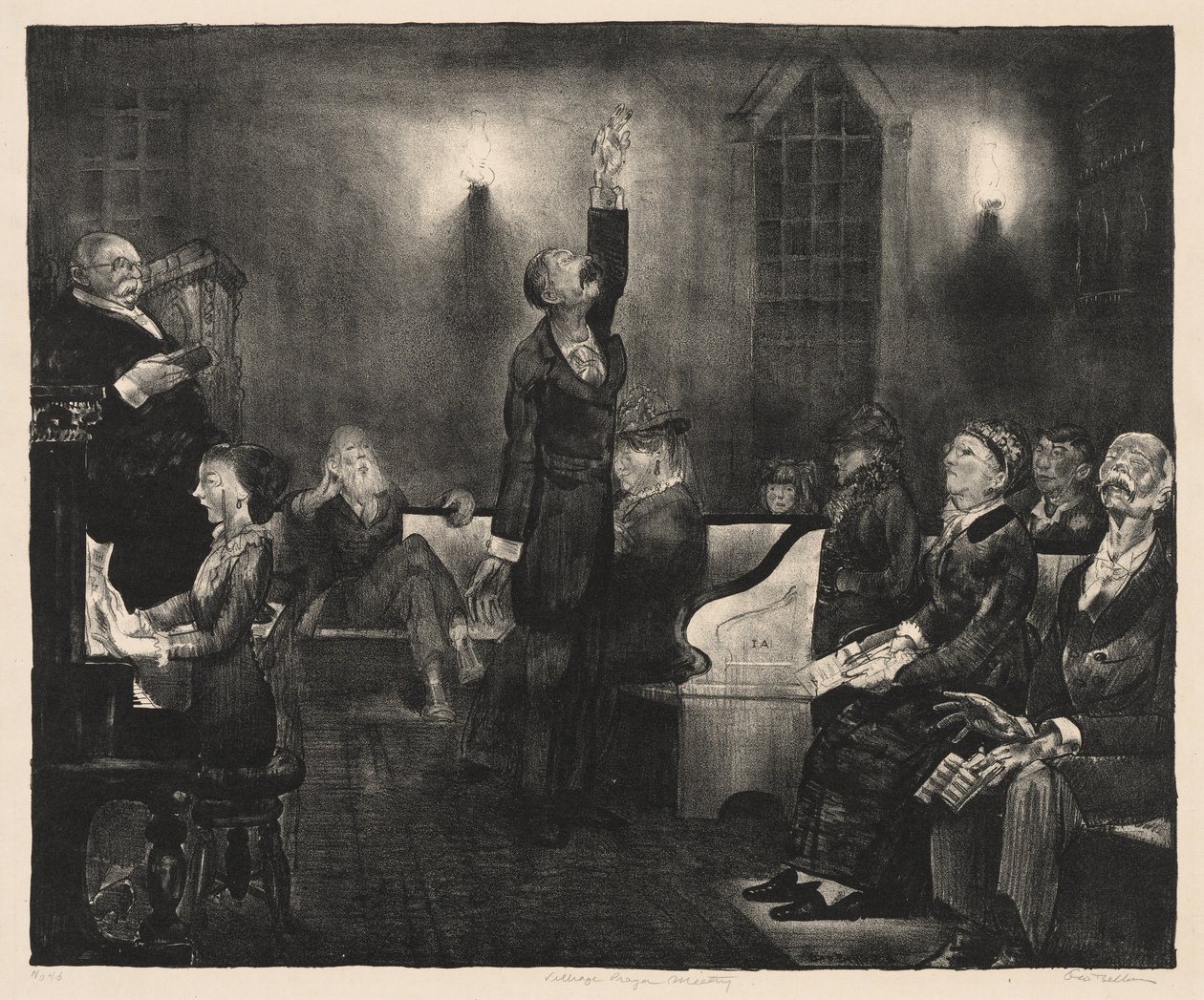Encontro de Oração, Segunda Pedra de George Bellows