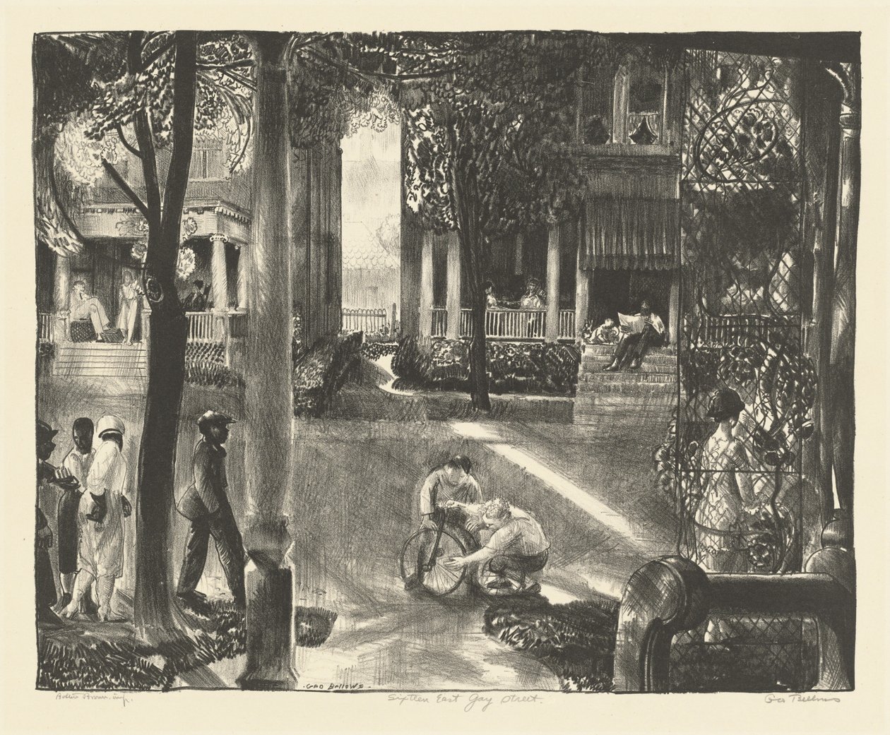 N.º 16 da East Gay Street de George Bellows