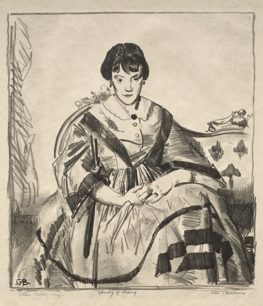 Estudo sobre Maria de George Bellows