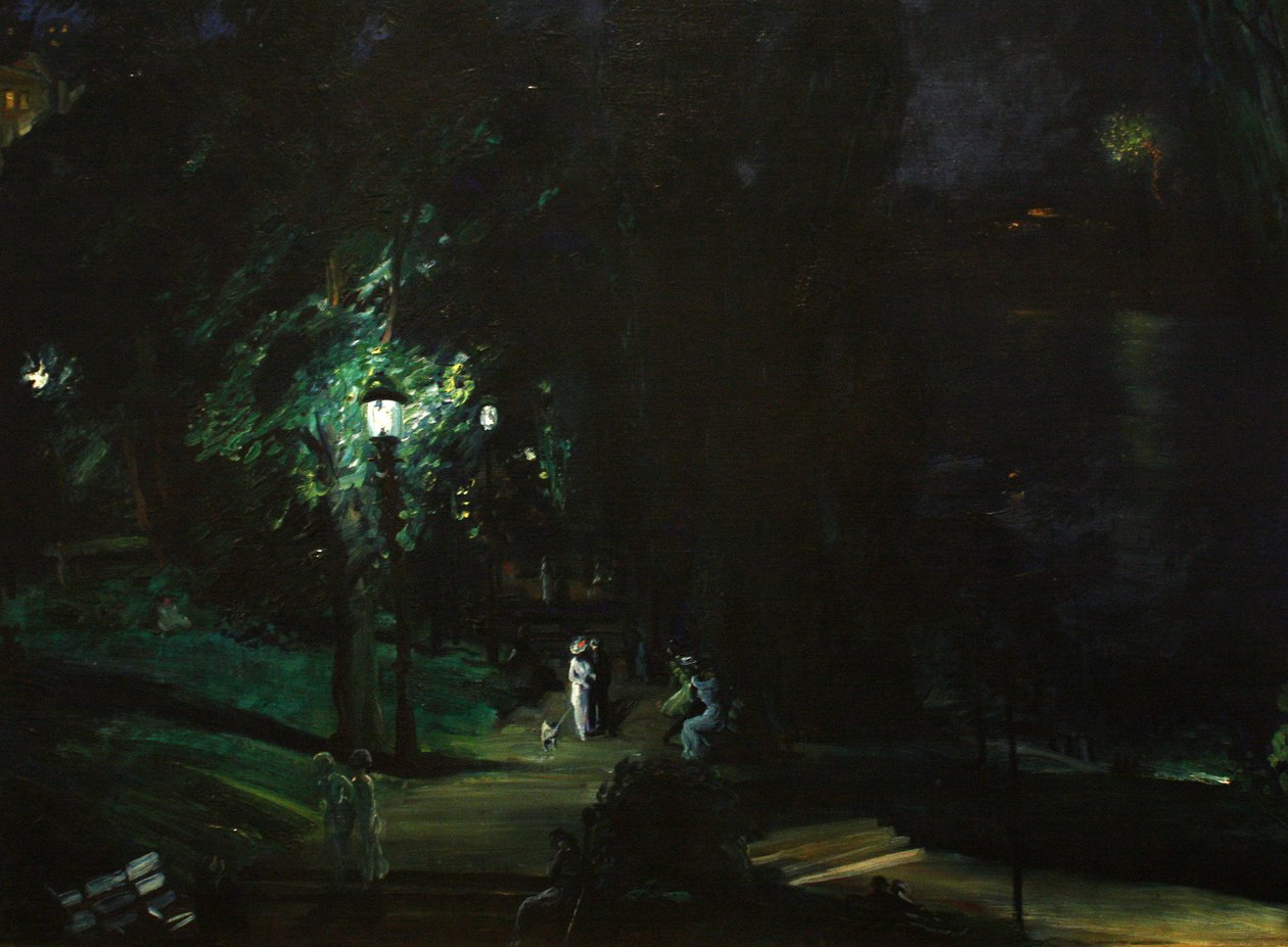 Noite de verão, Riverside Drive de George Bellows