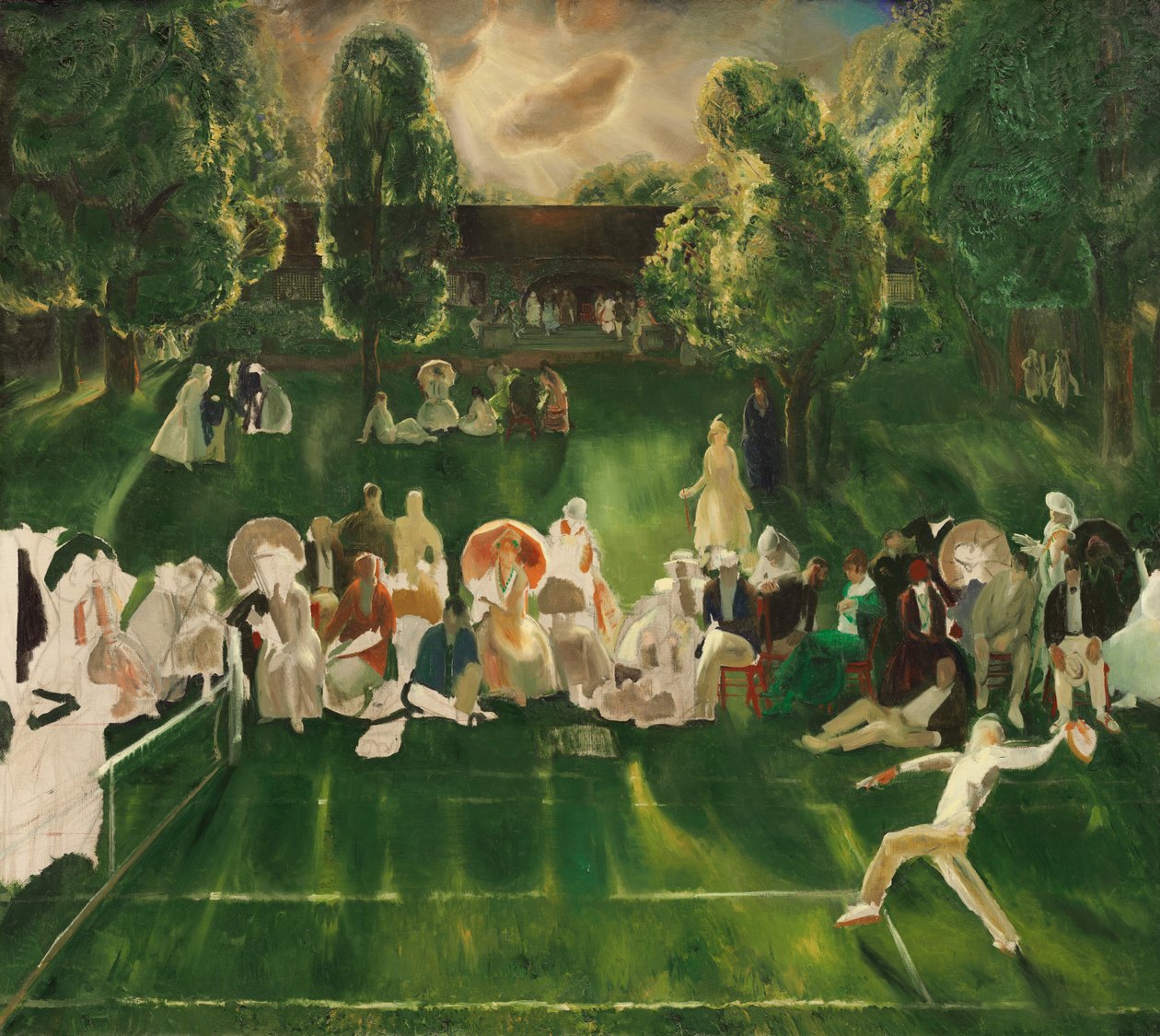 Torneio de tênis de George Bellows