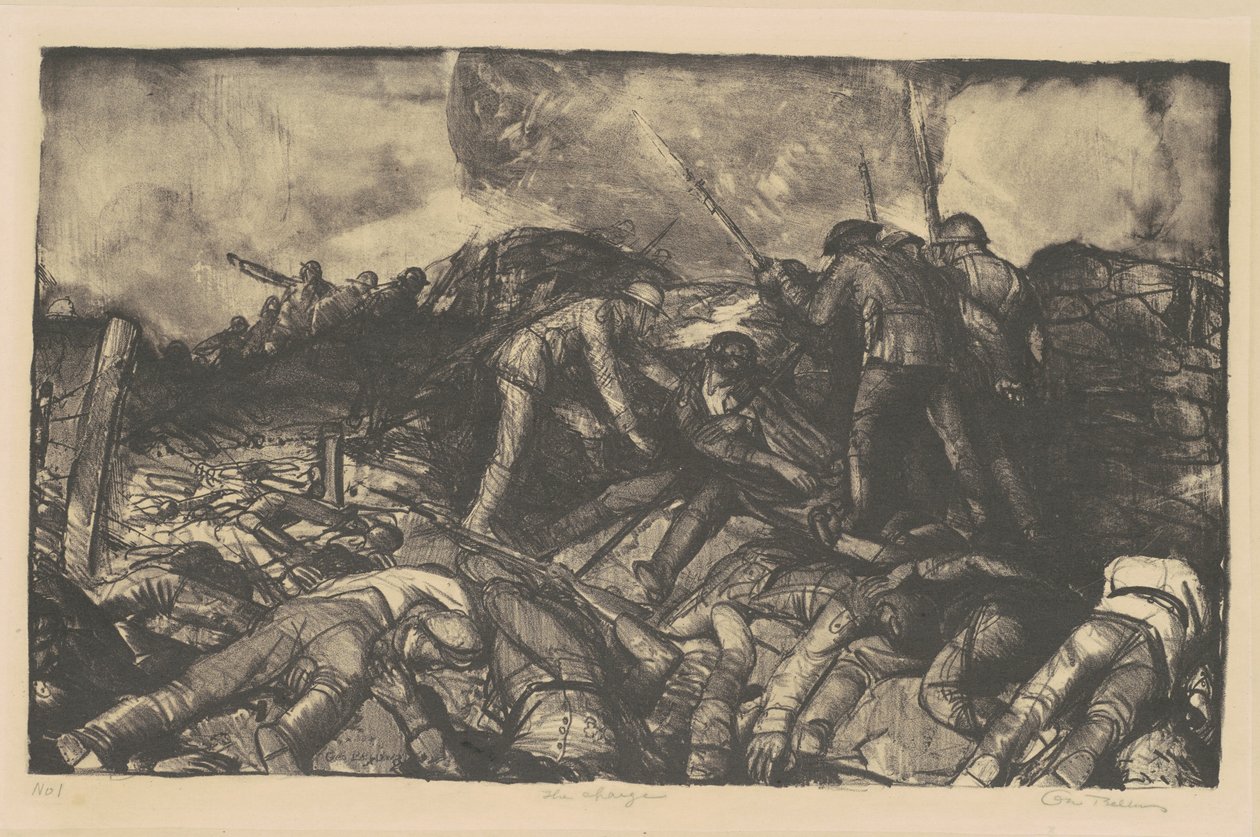 A carga de George Bellows