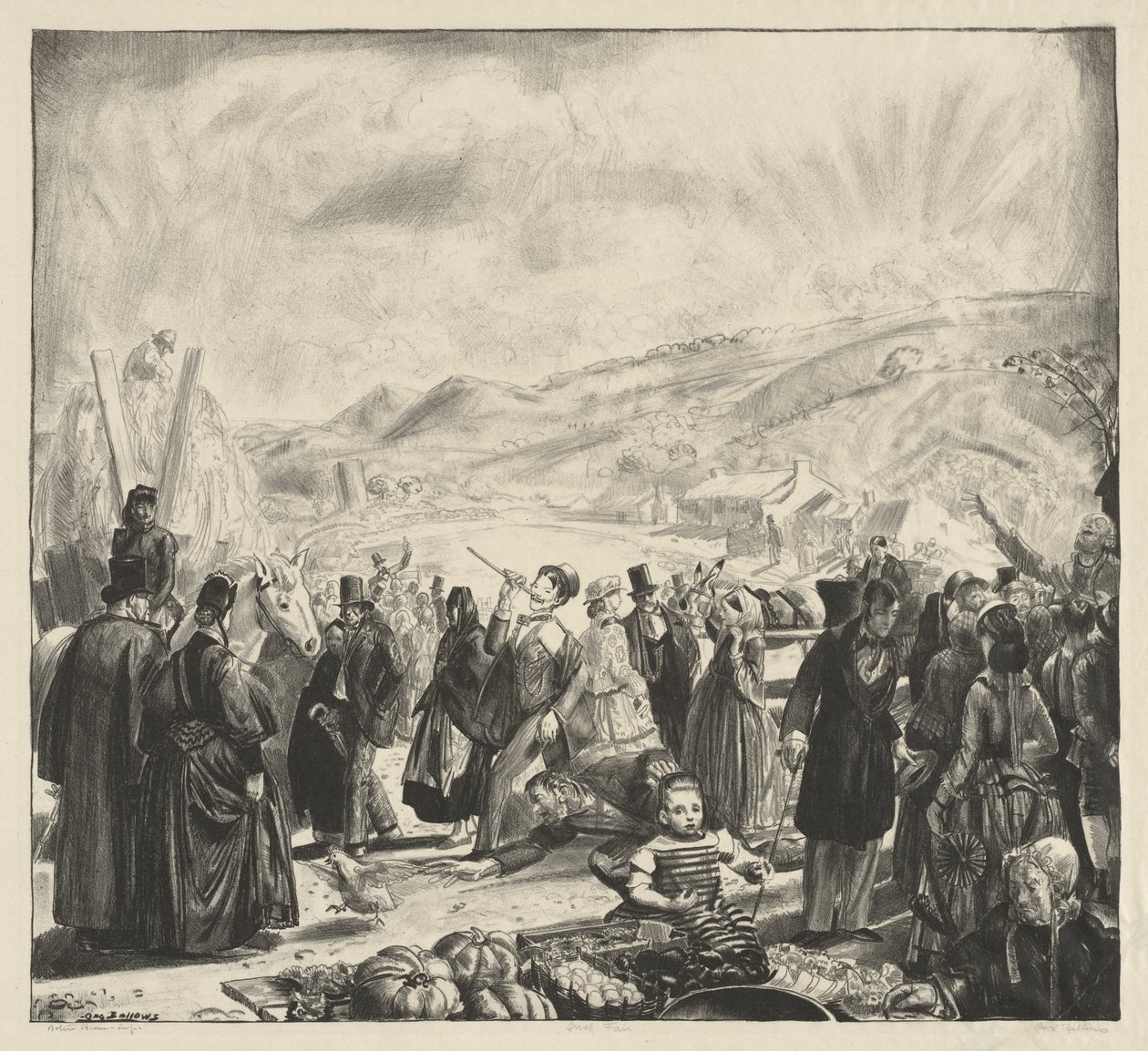 A Feira Irlandesa de George Bellows