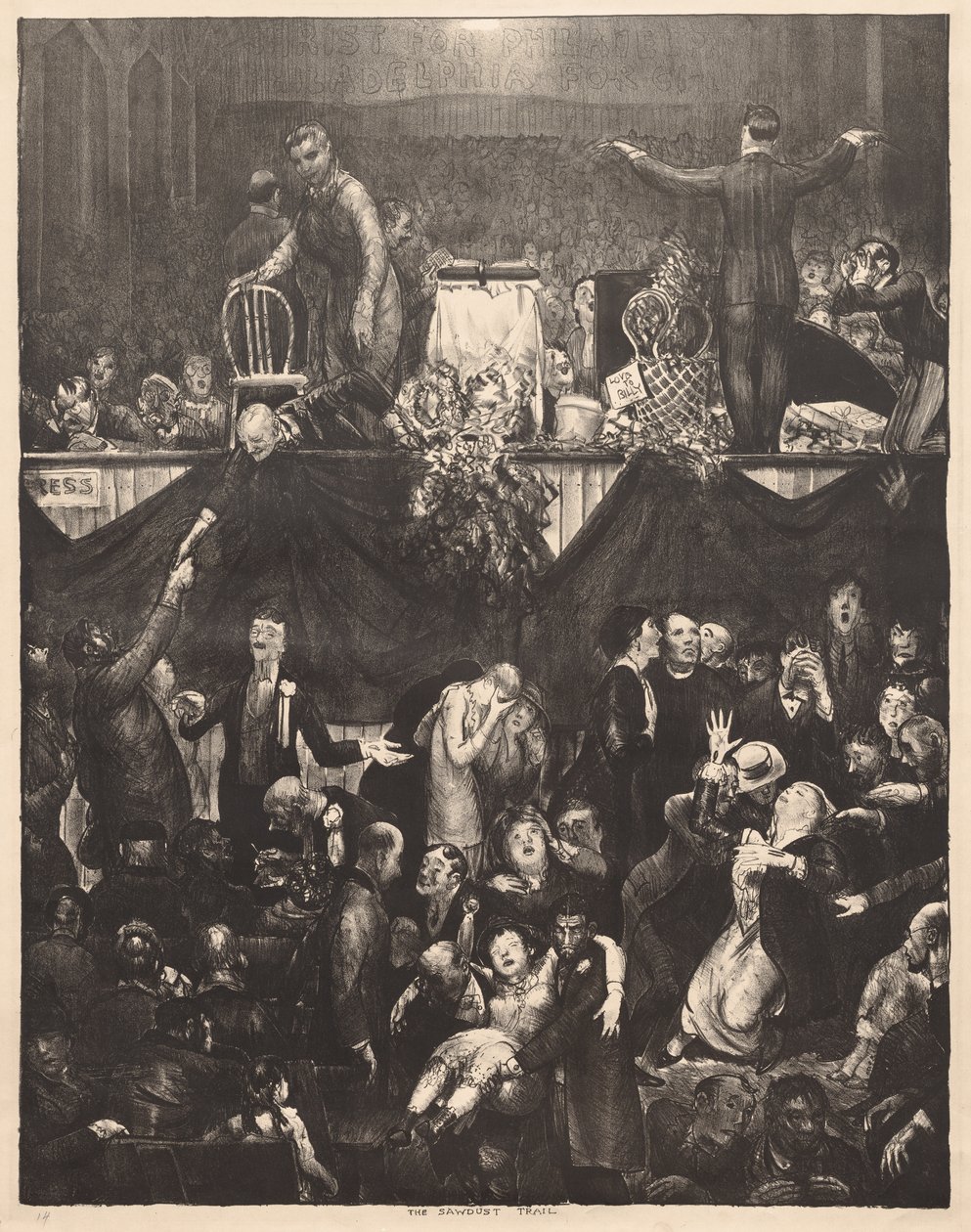 O Trilho da Serradura de George Bellows