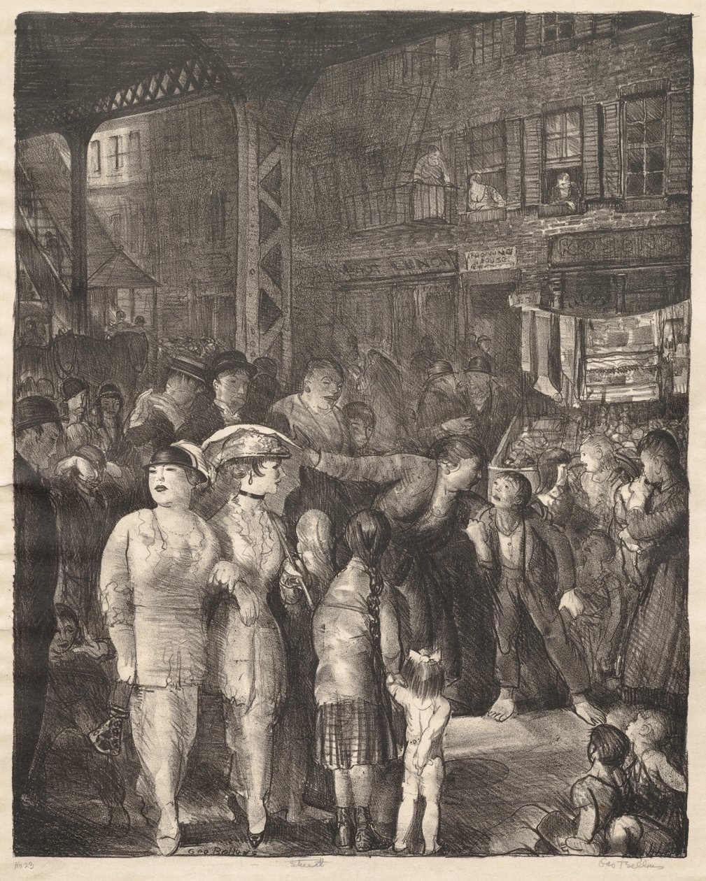 A rua de George Bellows