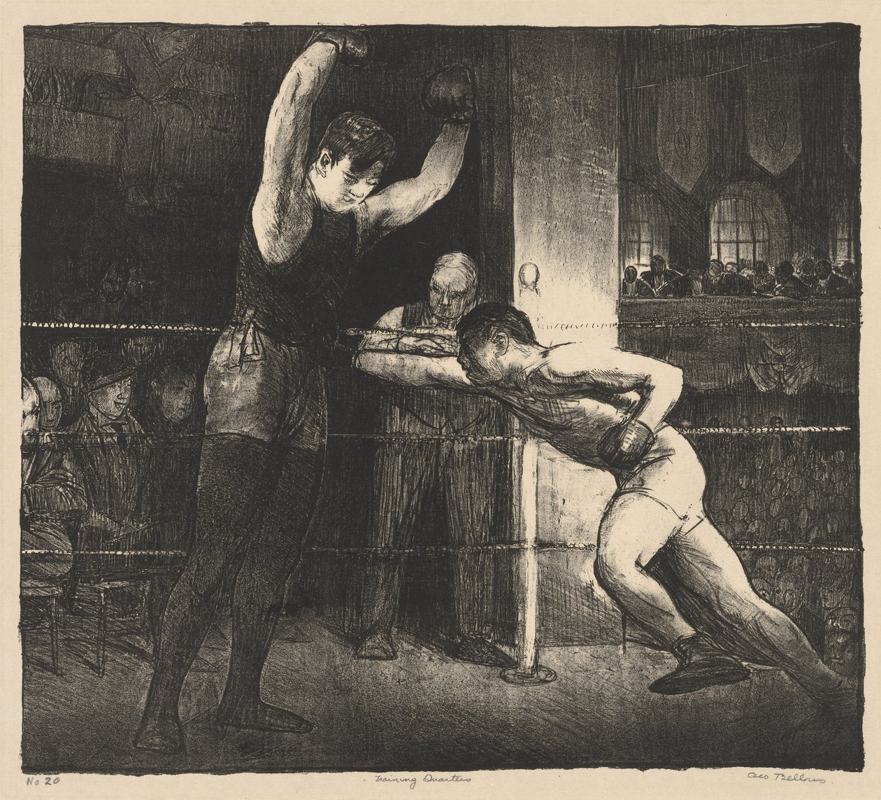 Instalações de treino de George Bellows