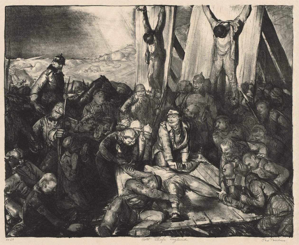 Série «War»:  A Castigo de Deus, Inglaterra de George Bellows