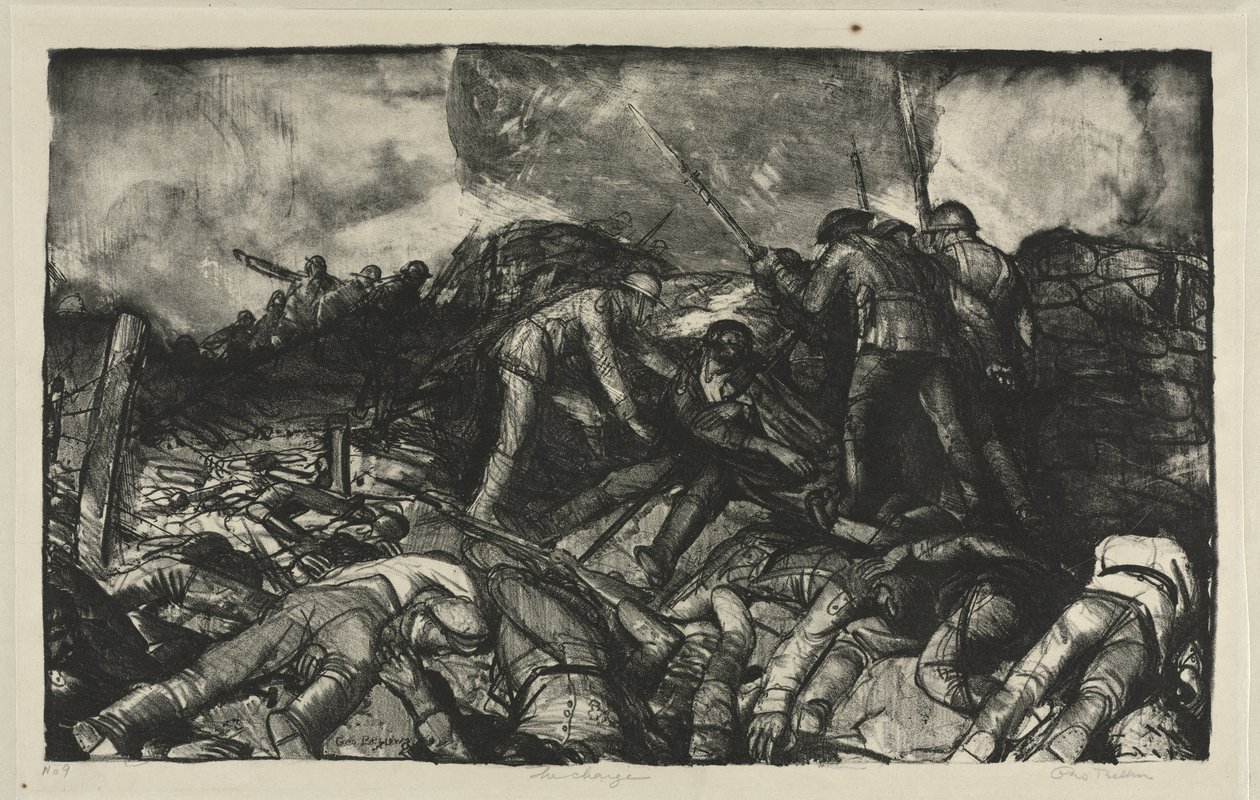 Série da guerra: A carga de George Bellows