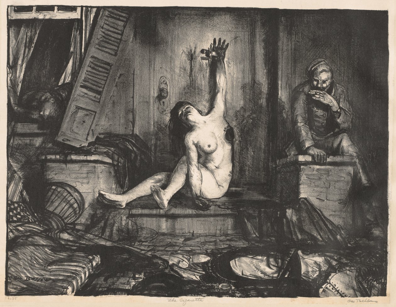 Série da guerra: O cigarro de George Bellows
