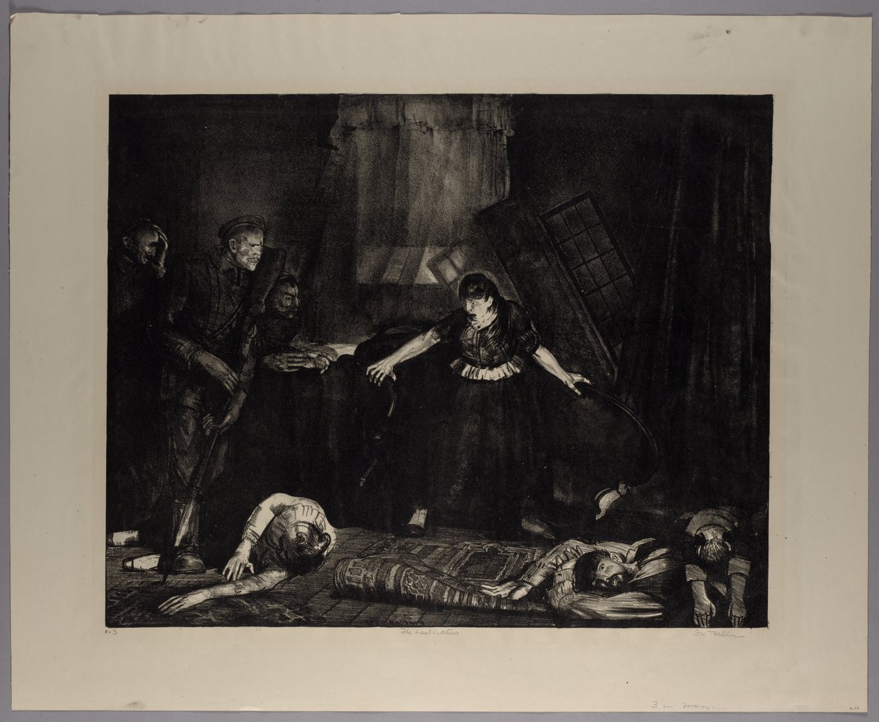 Série da guerra: A última vítima de George Bellows