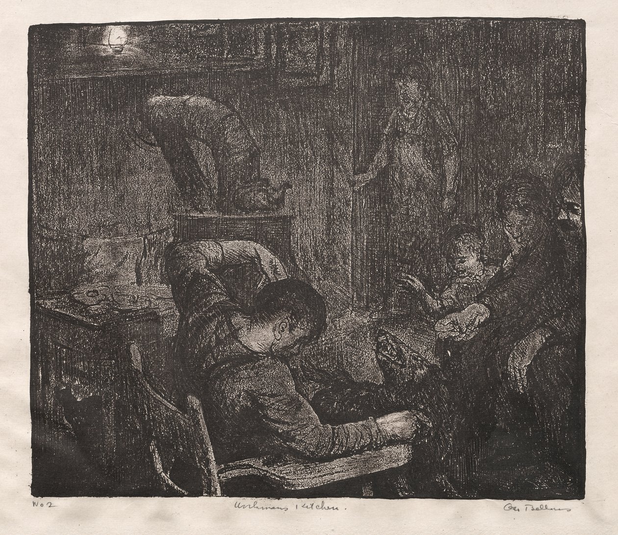 Cozinha de um operário de George Bellows