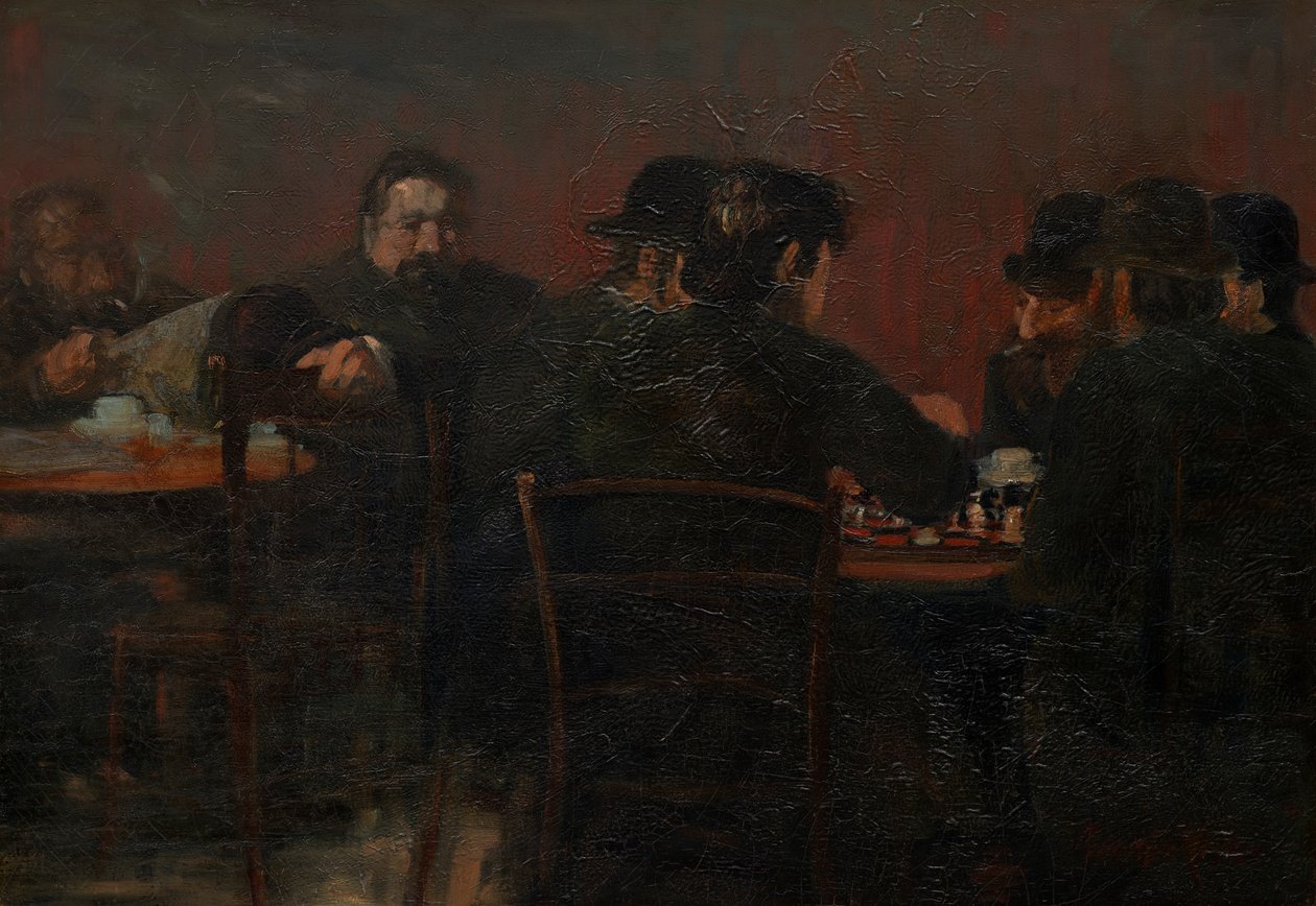 Jogadores de xadrez de George Benjamin Luks
