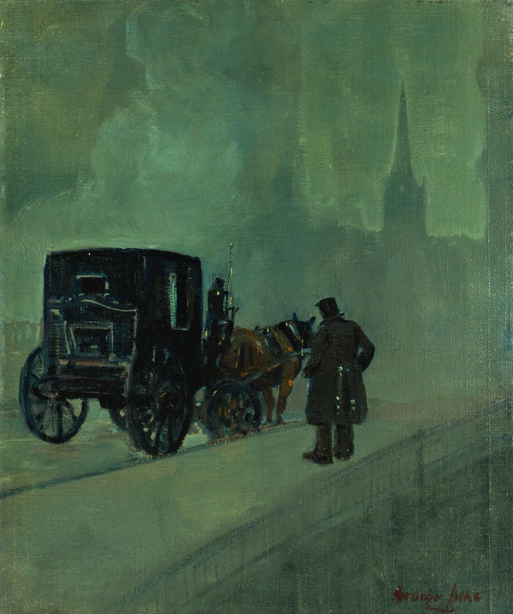 Noite Nebulosa, Nova Iorque de George Benjamin Luks