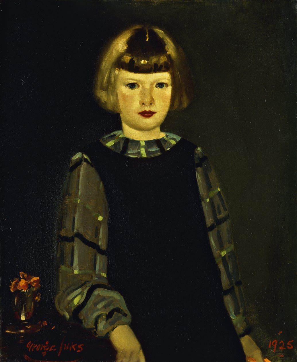 Retrato da Sra. Ruth Breslin de George Benjamin Luks