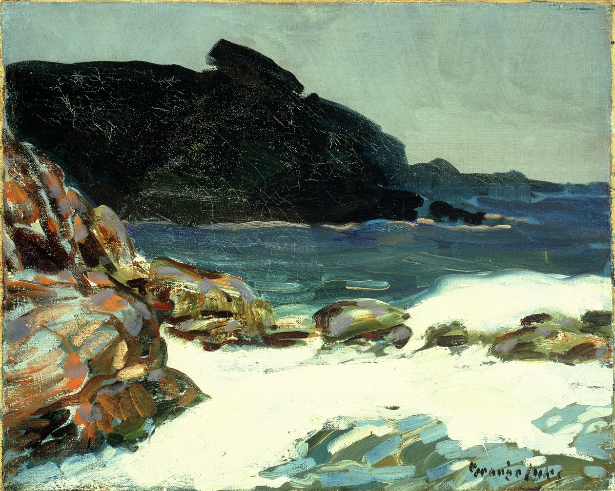 The Ledge, Elizabeth, Maine (óleo sobre tela) de George Benjamin Luks