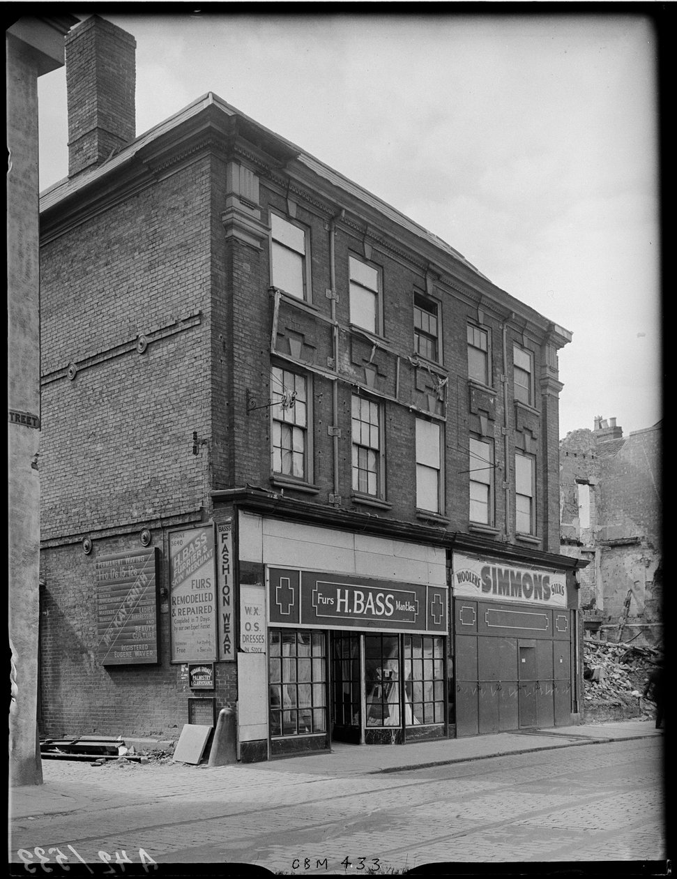 5-5A Fleet Street, Coventry, 1941. de George Bernard Mason
