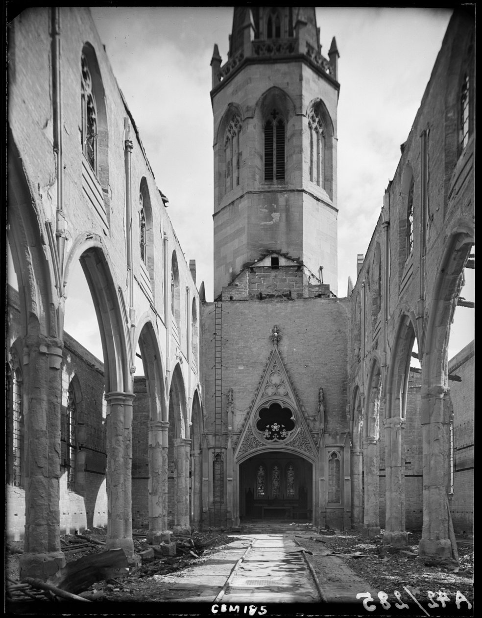 Christ Church, New Union Street, Coventry, 1941. de George Bernard Mason