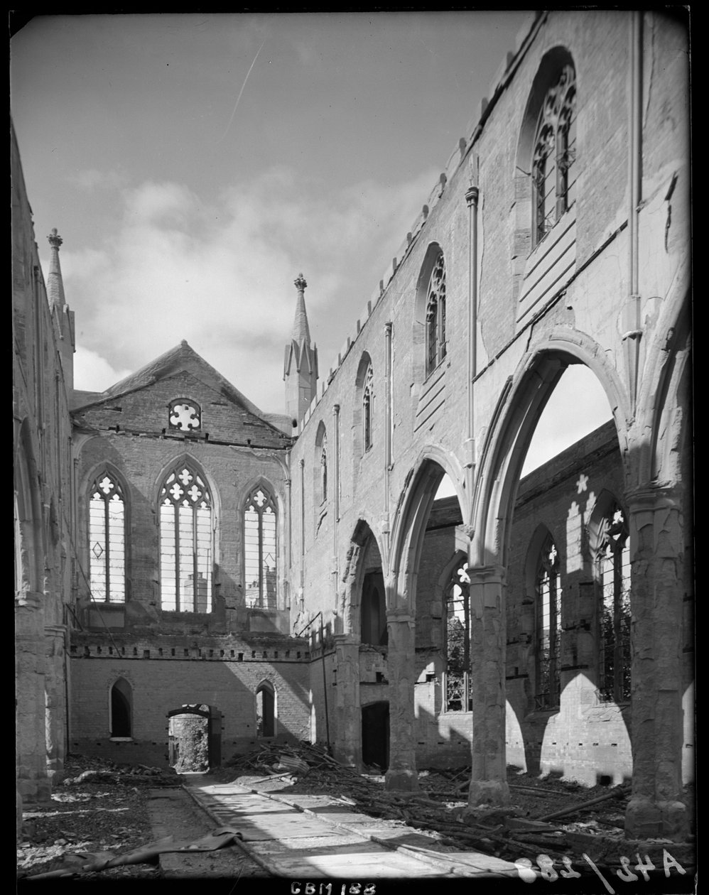 Christ Church, New Union Street, Coventry, 1941. de George Bernard Mason
