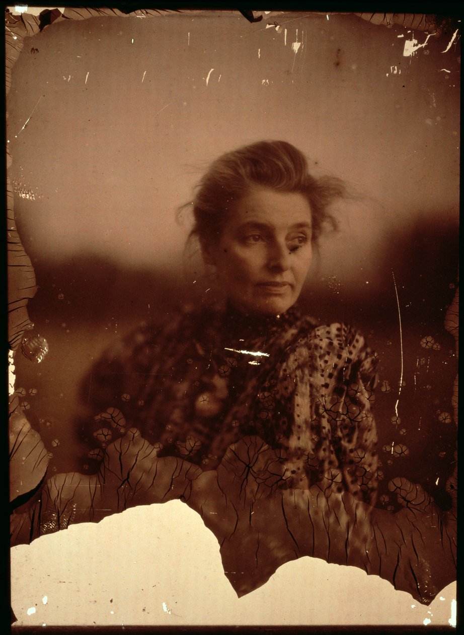 Fotografia de retrato de Beatrice Webb (1858-1943) (foto autocromática) (ver também 2900) de George Bernard Shaw