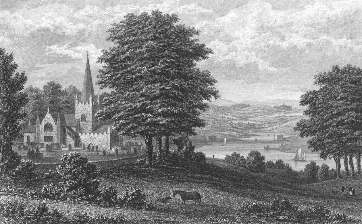 Igreja de Whippingham, Ilha de Wight, 1851 de George Brannon