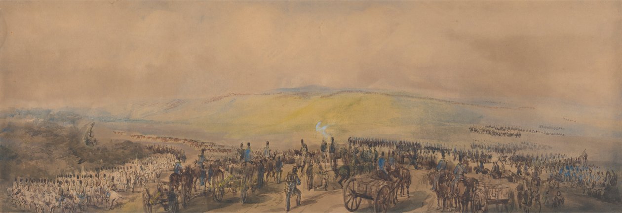 Grande Dia de Campo no Campo de Chobham de George Bryant Campion