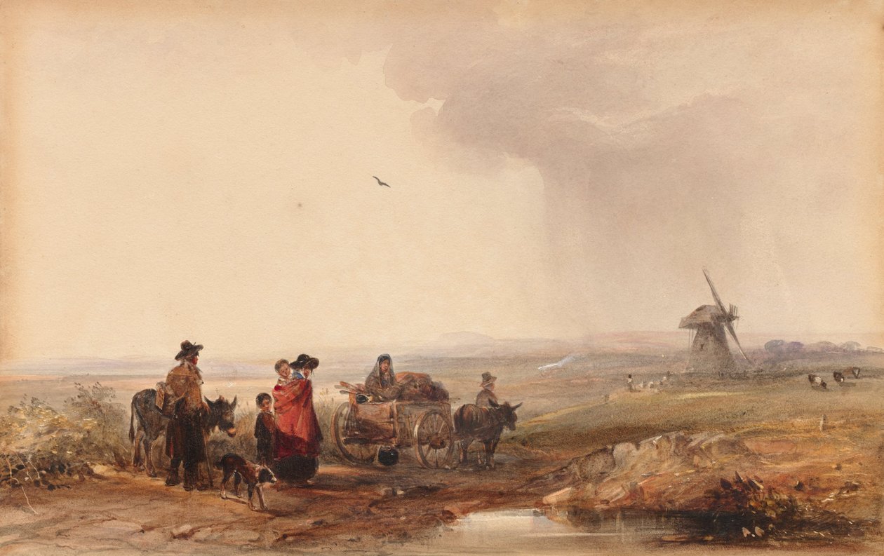 Acampamento cigano, Holanda de George Bryant Campion