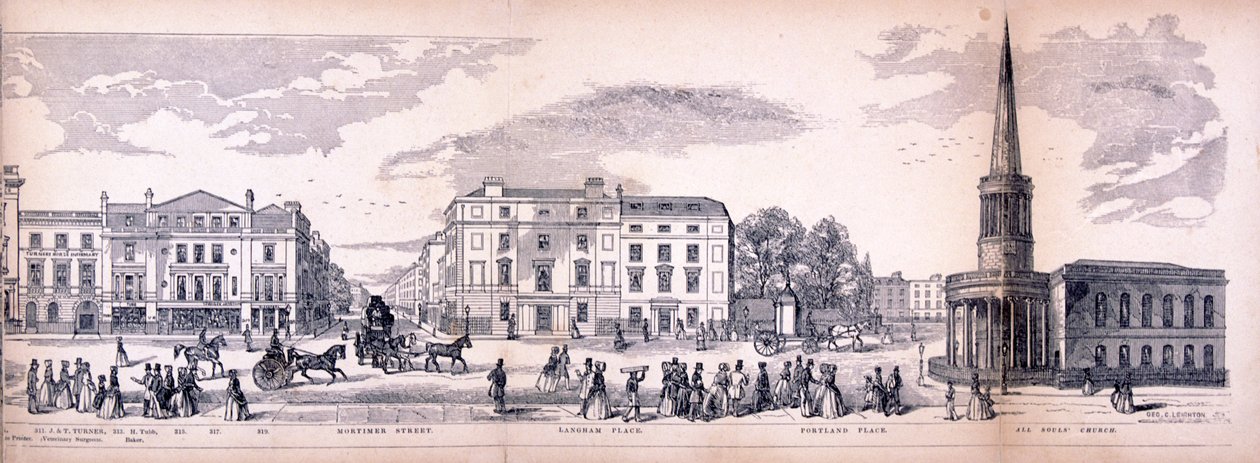 Panorama de Londres, 1849 de George C Leighton