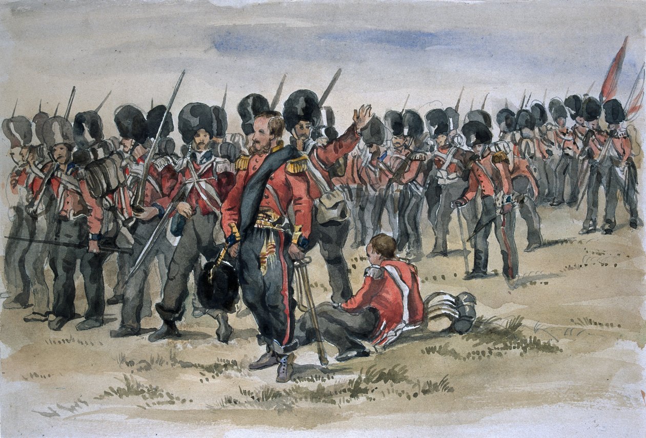  Marcha na Alma , Guerra da Crimeia, 1854 de George Cadogan
