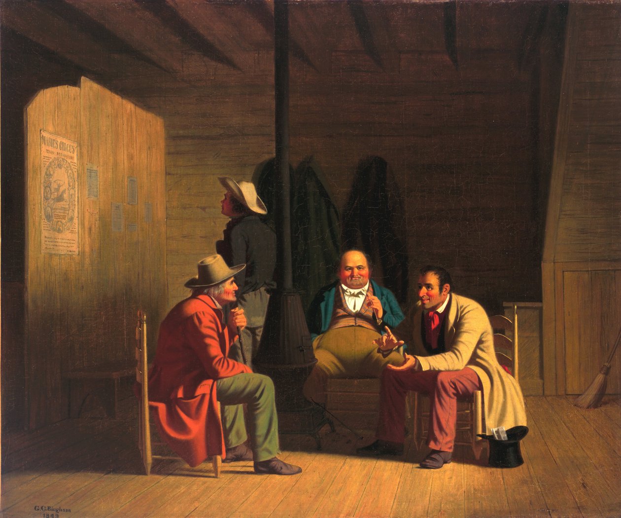 Político do país de George Caleb Bingham